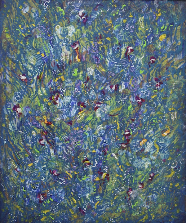 Сирануш Баграмян <b>ПРОДАНО</b>, Синие цветы, 2019