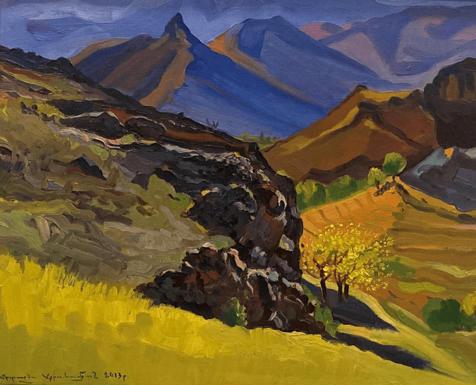 Artashes Abrahamyan <b>SOLD</b>, In the mountains of Vayots Dzor, 2013