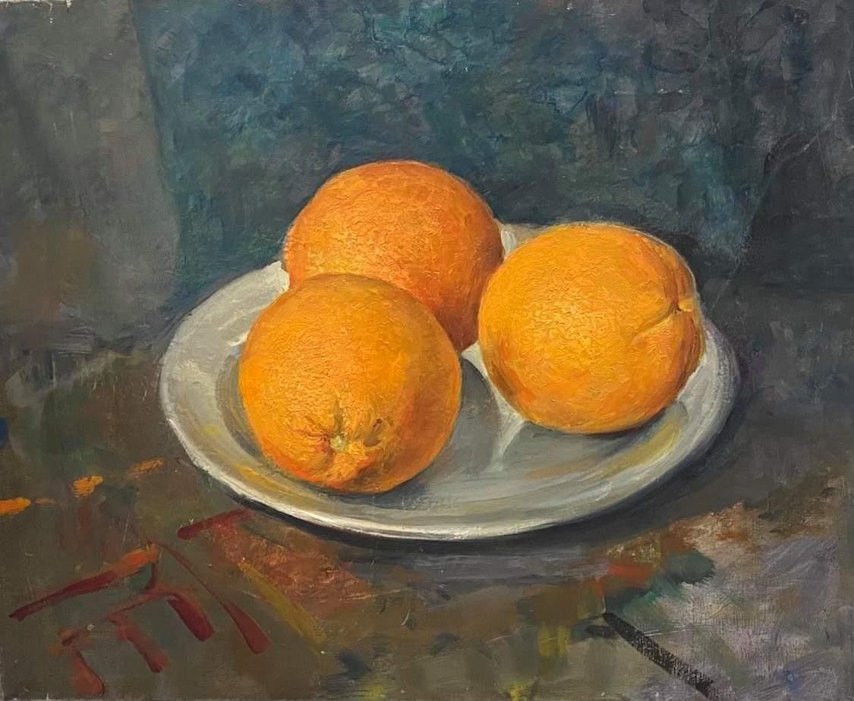 Garik Prveyan, Three oranges, 2019